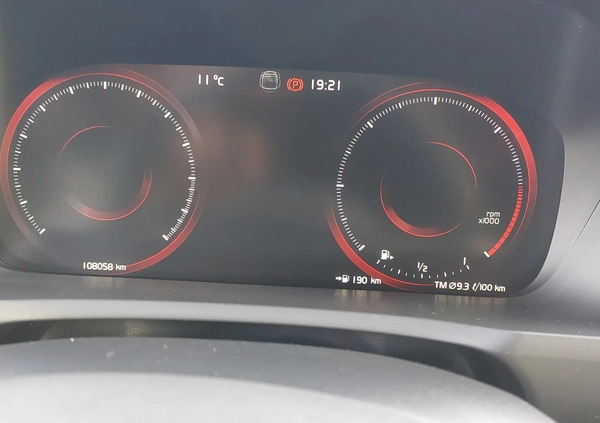 Volvo XC 90 cena 165000 przebieg: 108000, rok produkcji 2018 z Bolków małe 79